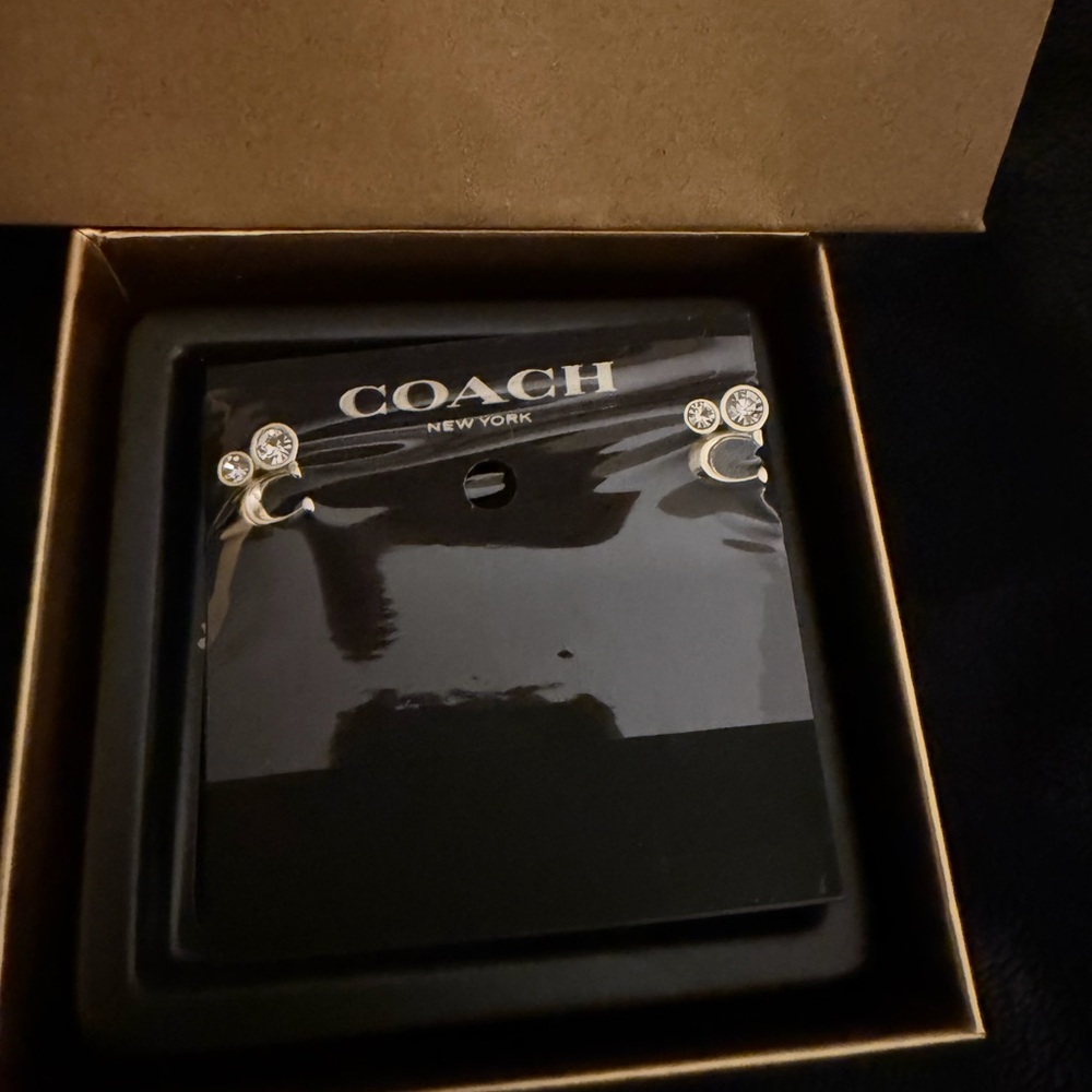 Coach Silver Earrings